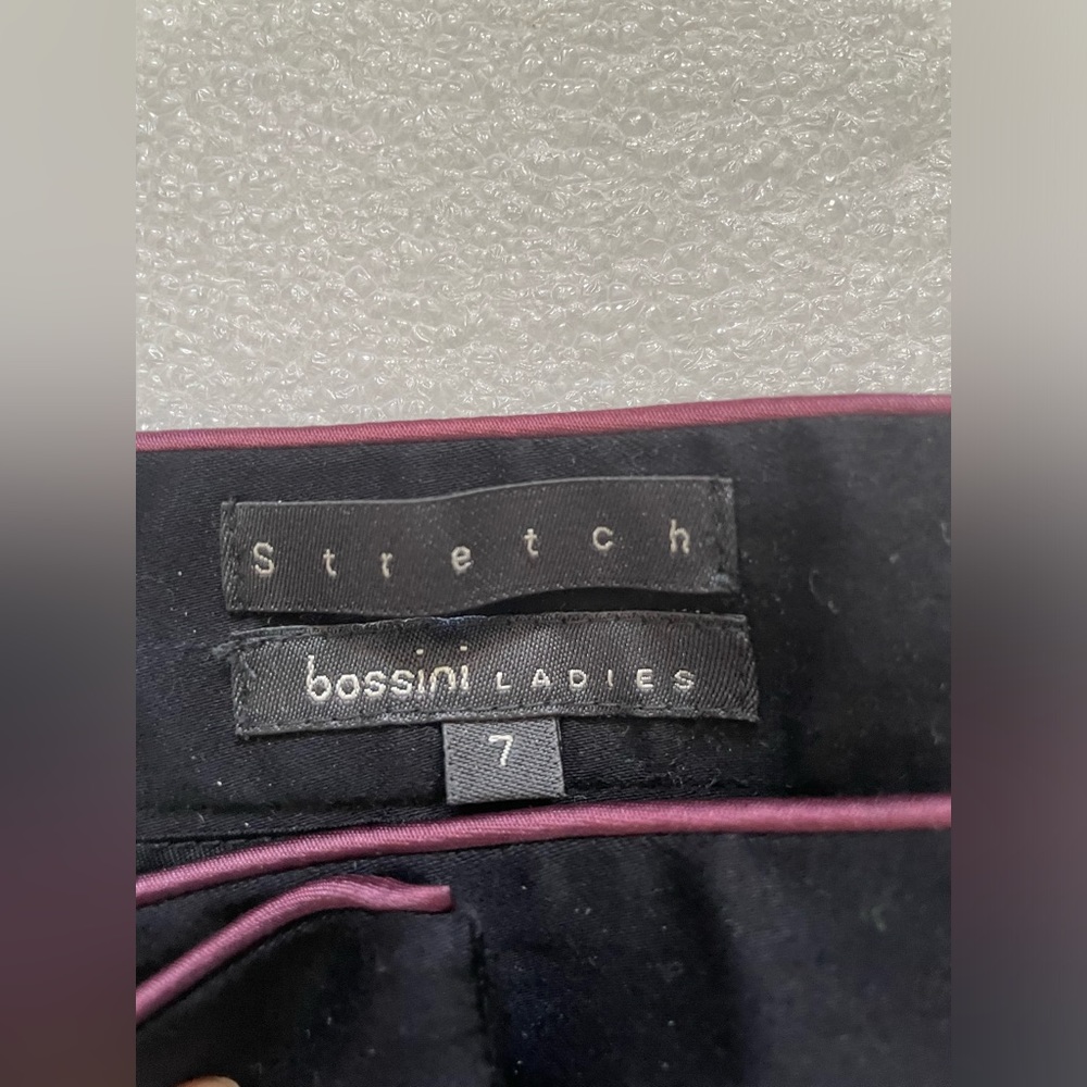 Bossini Women’s Black Cotton Suit Jacket Blazer Coat Pants Women's Sz XS/S/7 - Picture 14 of 16